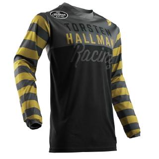 hallman เสื้อยืดมอเตอร์ไซค์ แขนยาว สำหรับผู้ชาย