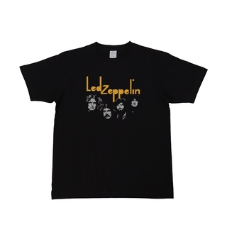 เสื้อยืดวงดนตรีLEDZEPPELIN Led Zeppelin Rock Band Gun Flower Nirvana Black Portrait เสื้อยืดแขนสั้นผ้าฝ้ายเรียบง่ายall s