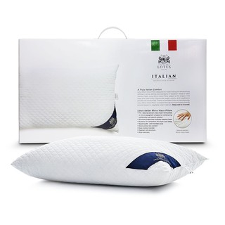 หมอนหนุน LOTUS ITALIAN MICRO VISCO 17X27 นิ้ว สีขาว PILLOW LOTUS ITALIAN MICRO VISCO 17X27 WHITE