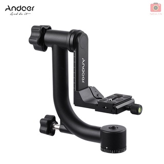 【Fash】Andoer Heavy Duty ขาตั้งกล้องอลูมิเนียมสําหรับกล้อง Dslr 30 ปอนด์ / 13.6 กิโลกรัม