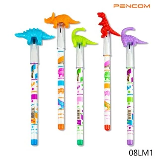 Pencom 08LM1 ดินสอต่อไส้หัวไดโนเสาร์ (รับใบเสร็จรบกวนแจ้งในหมายเหตุ)