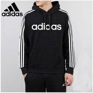 [ของแท้ 100%] Adidas เสื้อกันหนาว แขนยาว มีฮู้ด พิมพ์ลาย ทรงหลวม ลําลอง แฟชั่นเรียบง่าย สําหรับผู้ชาย ผู้หญิง