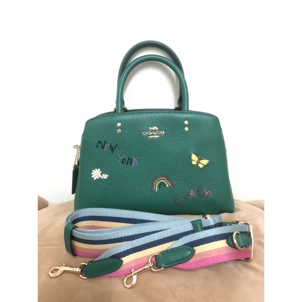 COACH MINI LILLIE CARRYALL WITH DIARY EMBROIDERY