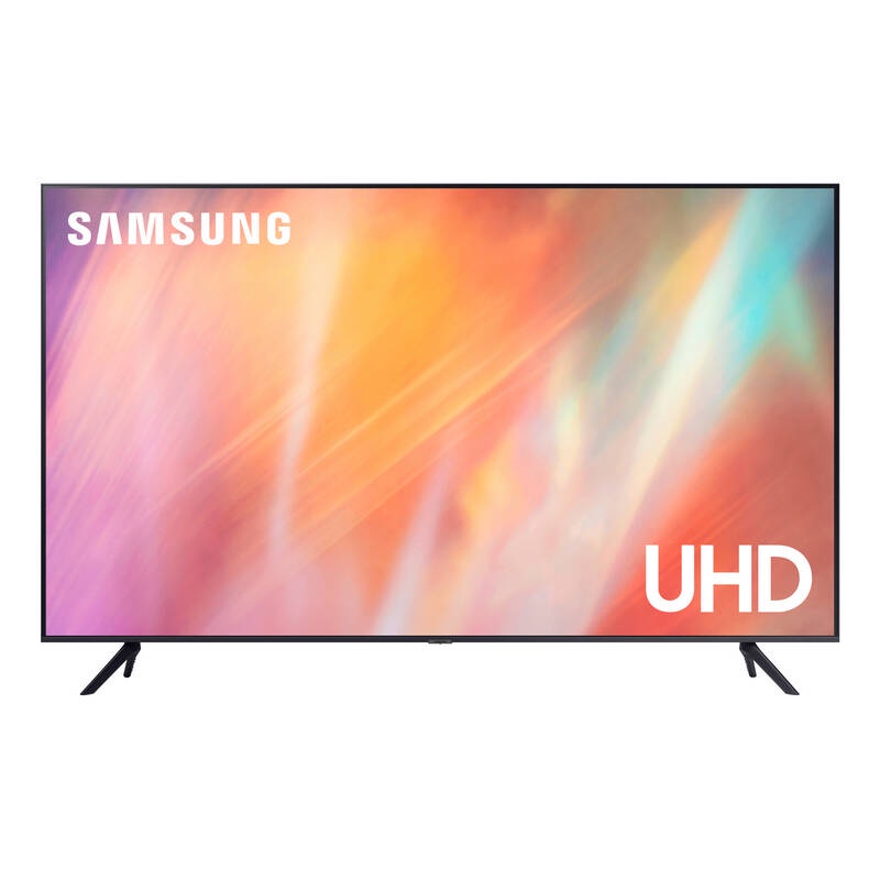 SAMSUNG ซัมซุง สมาร์ททีวี UHD 4K TV รุ่น 55AU7000KXXT ขนาด 55 นิ้ว รองรับ Netflix VIU Youtube รับประกันศูนย์ 1 ปี