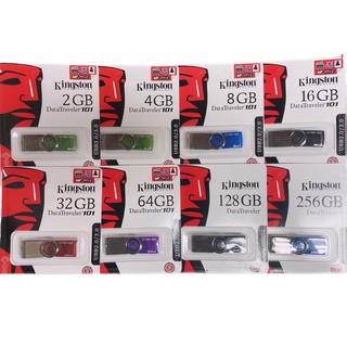 Kingston USB FlashDrive 2GB/4GB/8GB/16GB/32GB/64GB/128GB/256GBรุ่น DT101 แฟลชไดร์ฟ