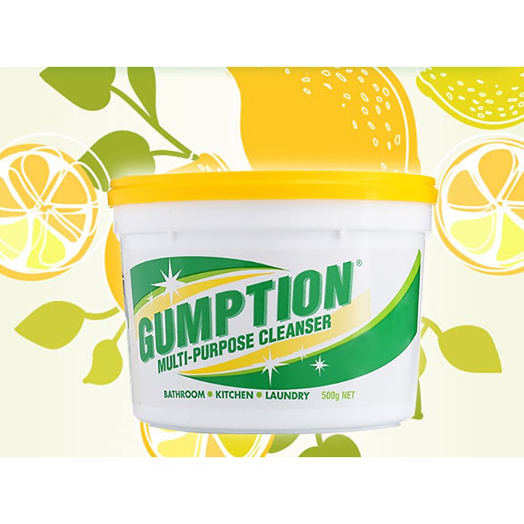 Gumption Australia ครีมทําความสะอาดผิวหน้า 500กรัมสีเหลือง