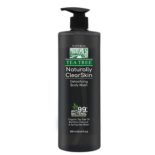 Tea Tree Naturally Clear Skin Detoxifying ที ทรี เนเชอรัลลี่ เคลียร์สกิน ดีท็อกซิฟายอิ้ง เจลอาบน้ำ 500ml.