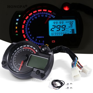 เครื่องวัดความเร็วรอบเครื่องยนต์ดิจิทัล LCD RX2N ATV 15000 RPM 7 สี อุปกรณ์เสริม สําหรับรถจักรยานยนต์