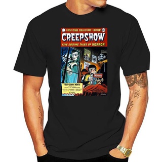 Creepshow เสื้อยืดหนังสยองขวัญย้อนยุคสตีเฟ่นคิง 1980S ผสมผสานกราฟิกที่กําหนดเองกราฟิกเสื้อยืดแข f(g