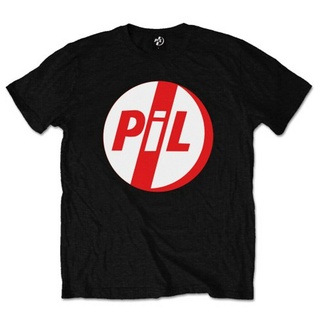 เสื้อยืดวินเทจเสื้อยืด พิมพ์ลายโลโก้ Public Image Limited PiL ของแท้S-5XL