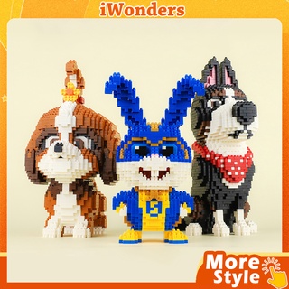 บล็อกตัวต่อนาโน รูปการ์ตูน The Secret Life of Pets Snowball Rooster MOC ของเล่นสําหรับเด็ก