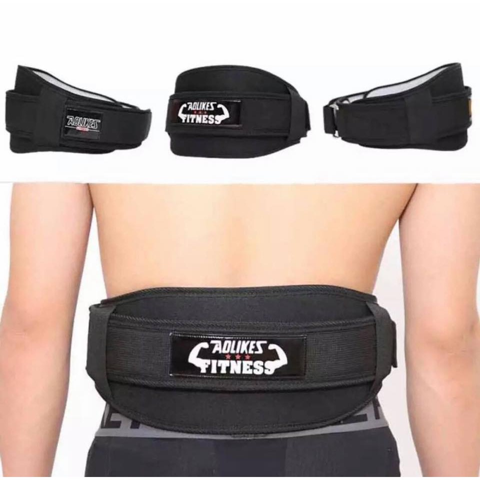 Gym Back Belt, Gym Soft Back Belt สําหรับยกน้ําหนัก ของแท้ Aolikes AL7983 Squat Back Belt