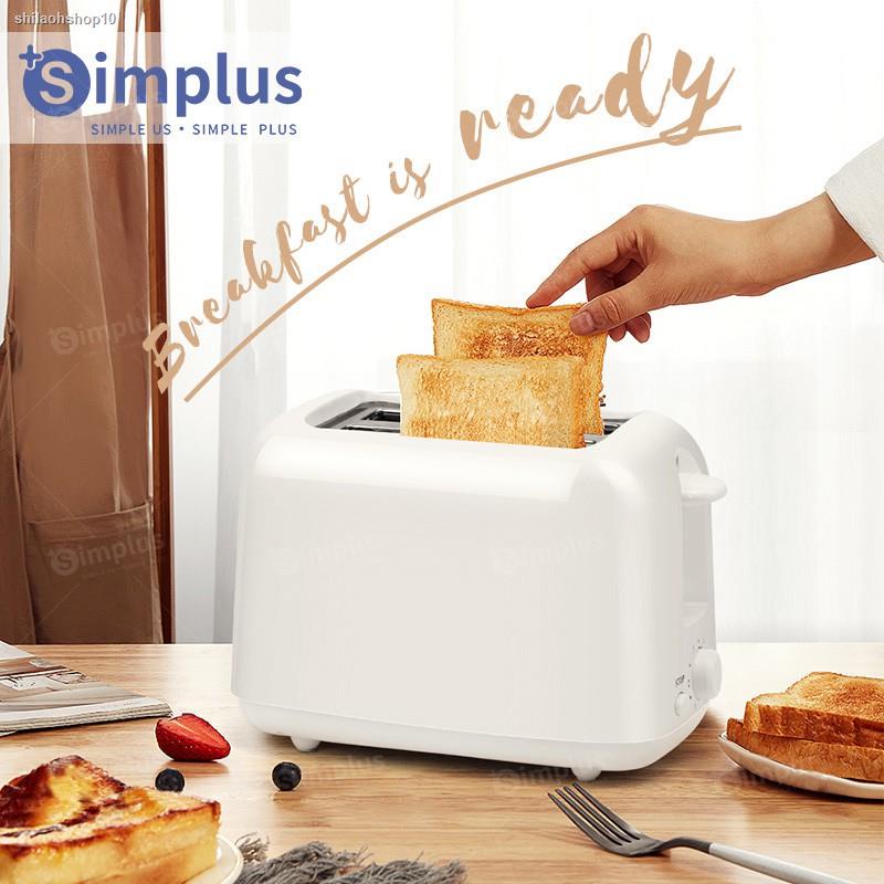 จัดส่งเฉพาะจุด จัดส่งในกรุงเทพฯSimplus เครื่องปิ้งขนมปังรุ่นใหม่  สำหรับใช้ในครัวเรือน เครื่องทำอาหารเช้าแบบมัลติฟังก์ชั