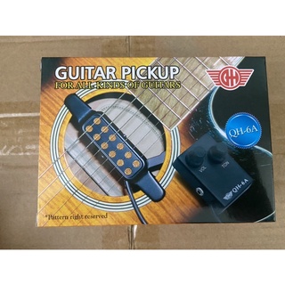 Guitar Pickup ปิ๊กอัพกีตาร์โปร่ง QH-6A