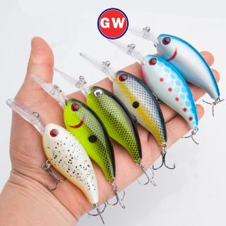 เหยือตกปลา Minnow Lure อุปกรณ์ตกปลา รอกตีเหยื่อปลอม เหยื่อตกปลานิล เหยื่อตกปลา CrankBait เหยื่อปลอมตกปลา เหยื่อปลอม CrankSet ตกปลา Top Water Lure 10cm/13.6g เหยื่อปลา ตะขอ เหยื่อตกปลาช่อน