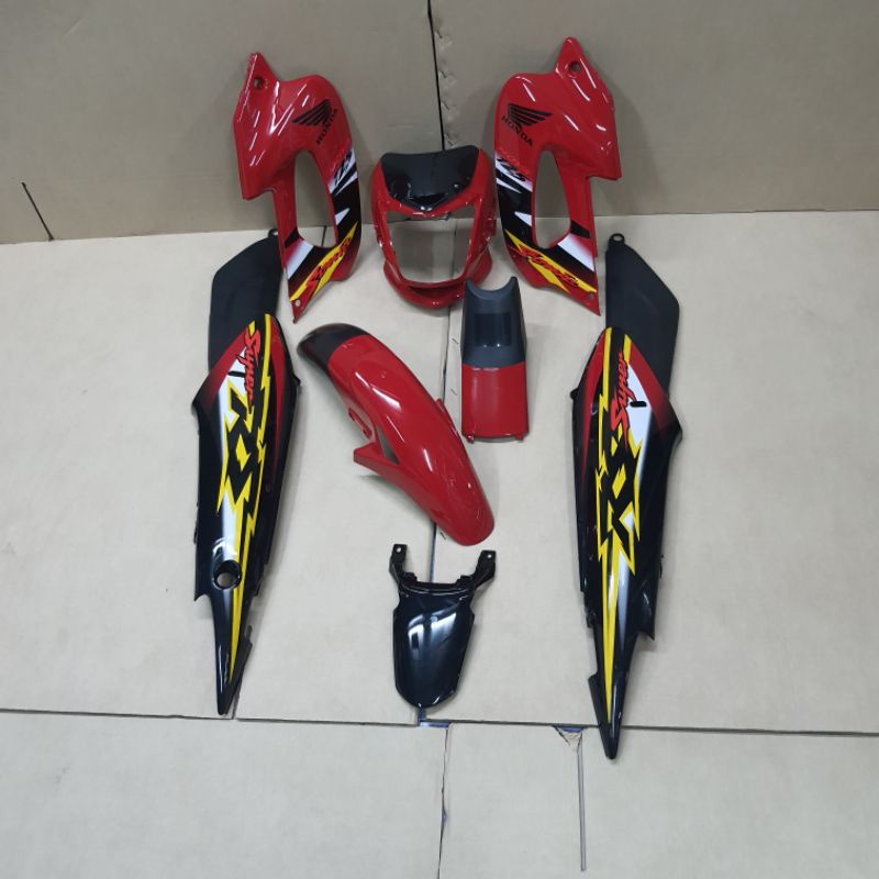 ชุดสี honda โชนิค sonic ตัวเก่า สี แดง ดำ - รูปที่ 3