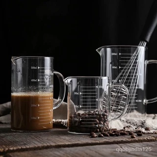 TIMECAFE เหยือกแก้วตวงเครื่องดื่มและอาหาร แก้วตวง​ ถ้วยตวง ขนาด 350ml 500ml เข้าไมโครเวฟได้ แก้วชง​ชา​ แก้วชงกาแฟ​