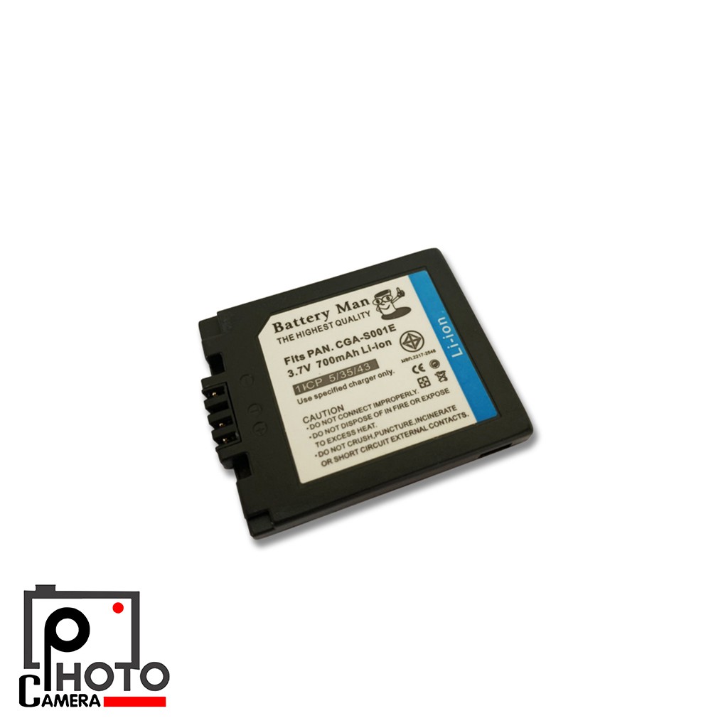 แบตเตอรี่ กล้อง Panasonic S001E/BCA7