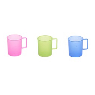 แก้วน้ำมีหูคละสี 1*12 ใบ