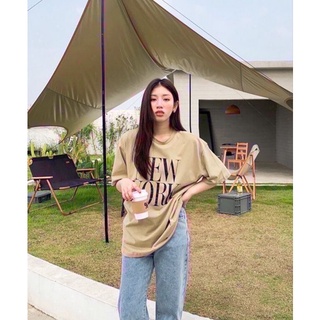 𝙉𝙀𝙒𝙔𝙊𝙍𝙆 𝙏-𝙎𝙃𝙄𝙍𝙏 | เสื้อยืดโอเวอร์ไซส์ ดีไซน์เก๋ เนื้อผ้าดีใส่สบาย