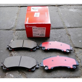 ผ้าเบรคหน้าNissan xtrail T32 ปี2014-2021 รุ่นbrembo ceramic ราคาคู่หน้า