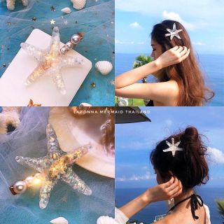 BIG STARFISH IRIDESCENT กิ๊บปลาดาว สินค้าพร้อมส่ง