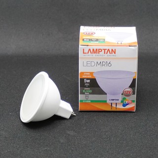 หลอด MR16 LED 5W 12V แสงวอมไวท์ Lamptan