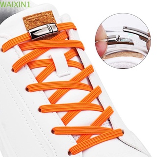 CLEVER Creative Magnetic 1Second Locking ShoeLaces Accessories Flat Sneakers Quick No Tie Shoe laces Elastic Kids Adult Unisex Fashion Sports Lazy Laces Strings