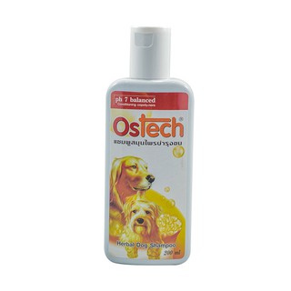 Ostech ออสเทค แชมพู สำหรับสุนัข สูตรสมุนไพรบำรุงขน ขนาด 200 ml.
