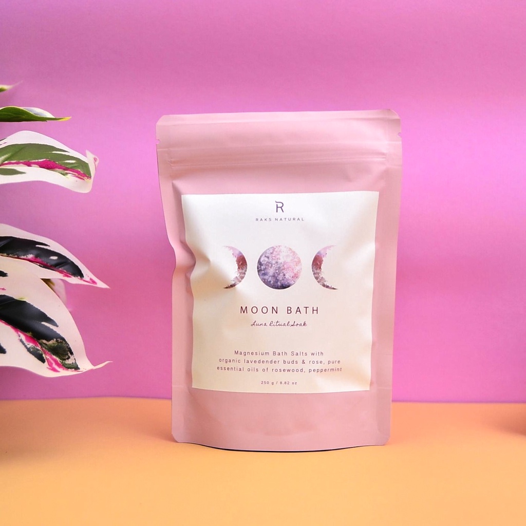 RAKS NATURAL Moon Bath Magnesium Flakes Foot & Bath Soak เกลือสปา เกลือแช่ตัว แช่เท้า