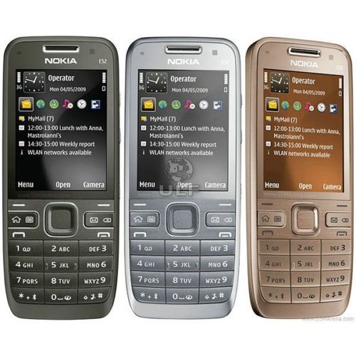 Nokia E52 Metal 3G Wifi GPS Mobile Original Full Setโทรศัพท์มือถือคลาสสิกต้นฉบับครบชุด