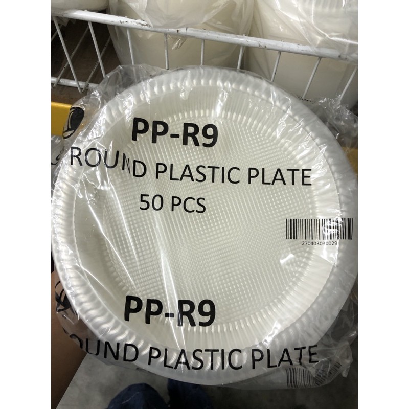 PP Plate Party Pingan Plastik 9"