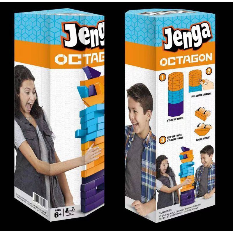 เกมส์เจงก้าแปดเหลี่ยม JENGA​ OCTAGON​ GAME