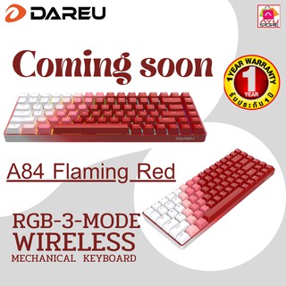 DAREU A84 Flaming Red Gaming keybord รับประกัน 1 ปี