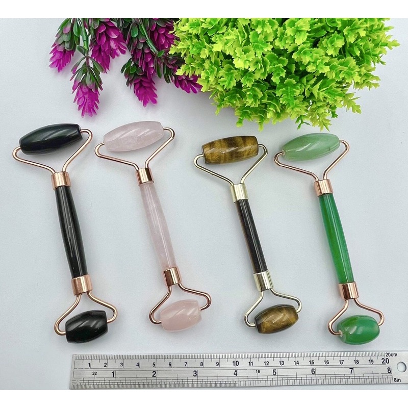 100% Natural Stone’s Message Roller / Top High Grade Quality Stone / Best For Face messaging And ski