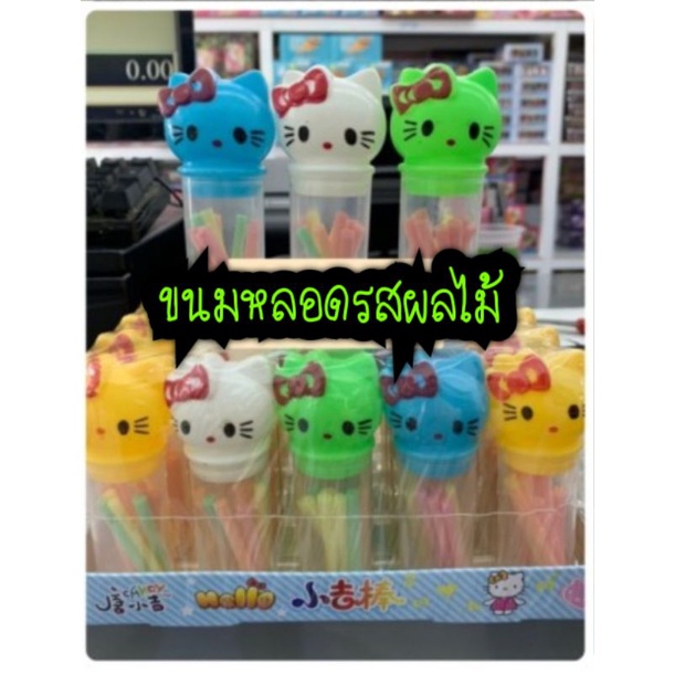 #ขนมหลอด
#ขนมหลอดผลไม้
#กระปุกขนมน่ารัก
#หัวคิตตี้
#พร้อมส่ง
