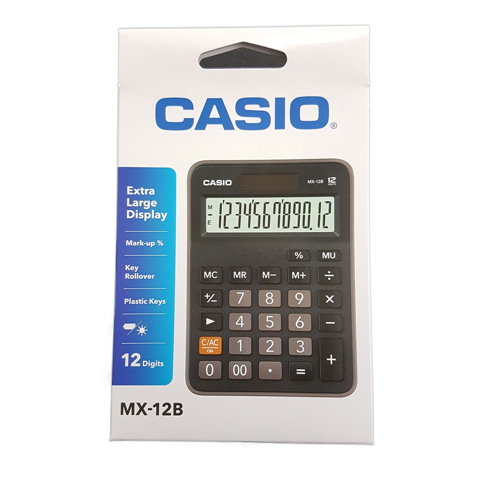CASIO MX-12B ELECTRONIC CALCULATOR