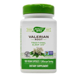 Natures Way, Valerian Root 1590 mg 180 Vegan Capsules