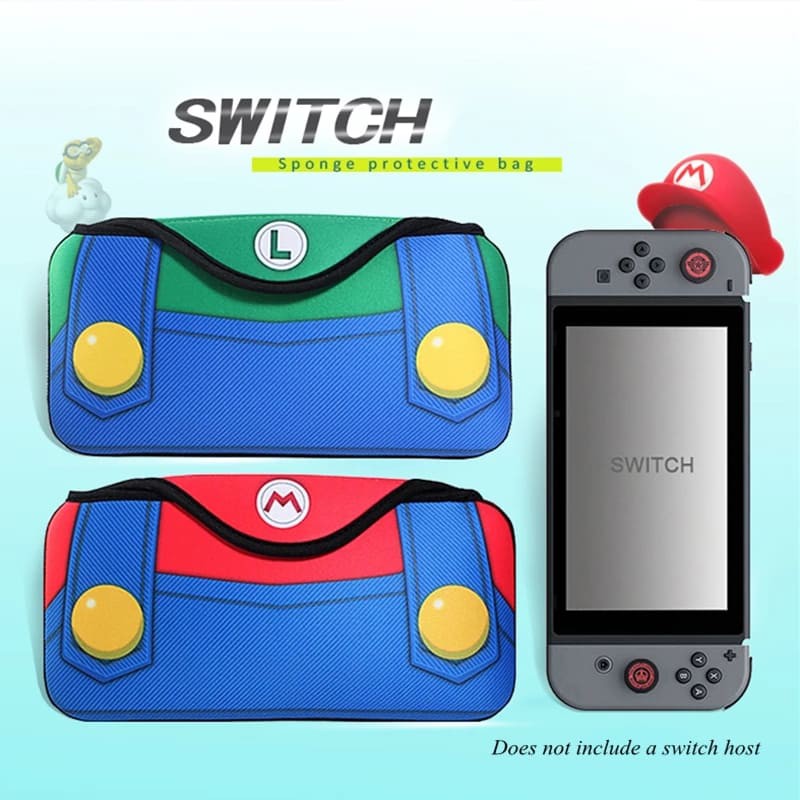 กระเป๋าใส่เครื่อง NintendoSwitch สำหรับไว้กันกระแทกเครื่อง ลาย mario luigi