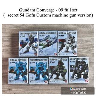 Bandai Gundam Converge vol 9 full set Janpan Ver Secret 54 Gofu Custom Machine Gun Version มือ2