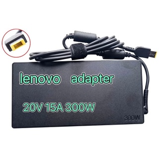 อะแดปเตอร์แล็ปท็อป Lenovo 20V 15A 300W Square Port Lenovo Legion 5 pro 16ACH6H R9000P 9000K Y9000K Y9000X Powe