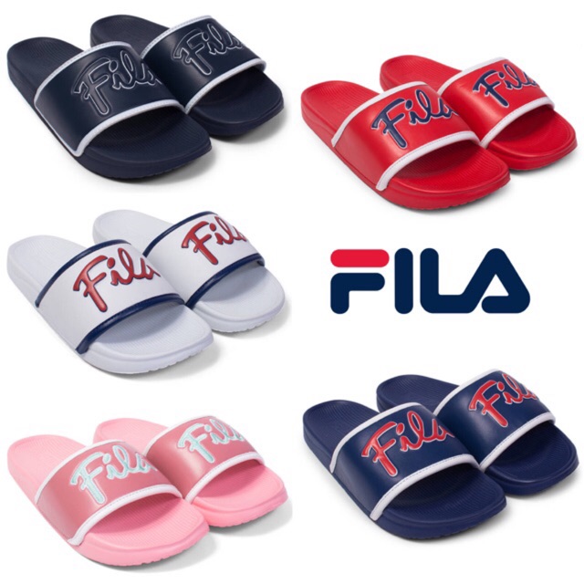รองเท้าแตะ Fila Letter รุ่น Logo ตัวเขียน ของแท้ 100%