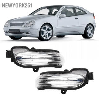 Newyork251 ไฟเลี้ยว Led กันน้ํา แบบเปลี่ยน สําหรับ Mercedes‐Benz C‐Class W203 4 Door 2004‐2007