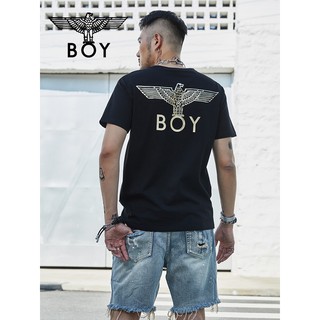 เสื้อยืดแขนสั้นพิมพ์ลาย Boy London Gilt Eagle 70110