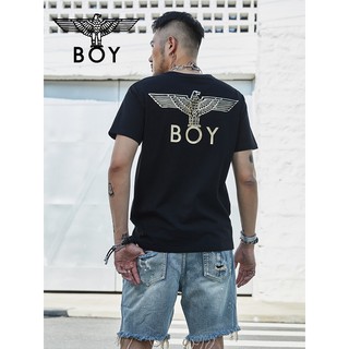 เสื้อยืดใหม่ 2022เสื้อยืดแขนสั้นพิมพ์ลาย Boy London Gilt Eagle 70110L XL  XXL 3XL