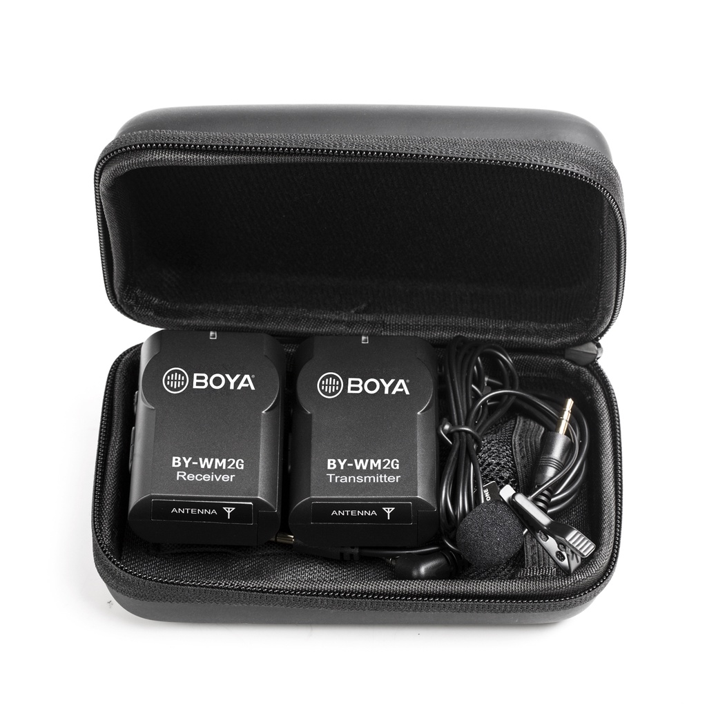 Boya Boyamic Système de microphone sans fil Portée 200 m USB-C