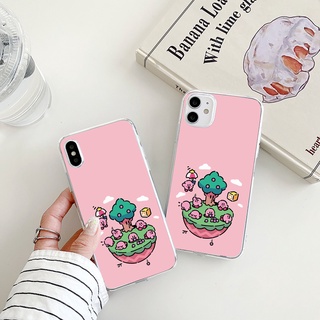 Kirby เคสไอโฟน 12 promax 8 พลัส iPhone 11 cute 7 8 plus se2020 14 pro max 12 13 pro max phone case Xr Xs X max เคส นิ่ม