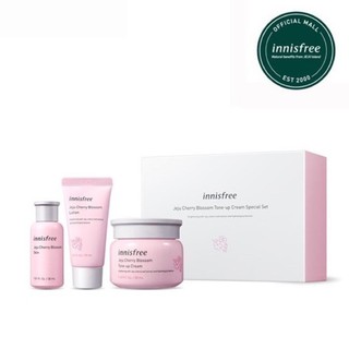 ✅พร้อมส่ง💯ของแท้ Innisfree Jeju Cherry Blossom Tone-up Cream Special Set 3 item