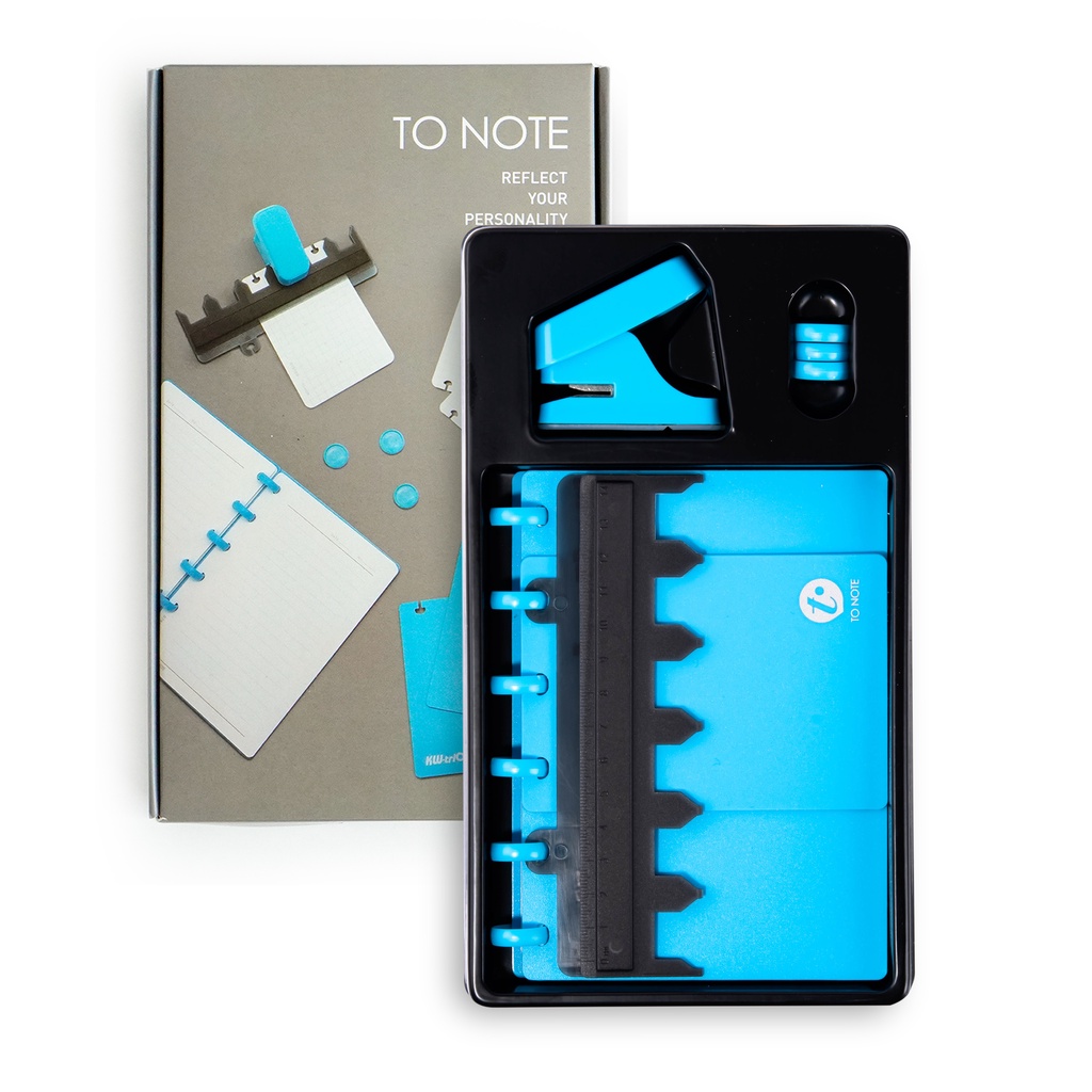 FOLIO x TO NOTE KIT ชุดประกอบสมุดโน้ต ขนาด A6 พร้อมที่เจาะกระดาษ-15294