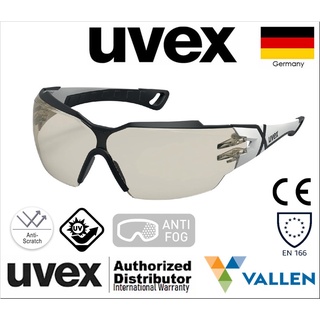 Uvex 9198064 PHEOS CX2 Anti-Mist UV Safety Glasses, Brown Po…